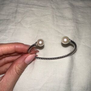 David Yurman Pearl Cable Bracelet